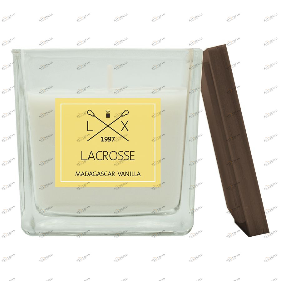 Свеча ароматическая в стекле "Мадагаскарская ваниль" 8*8 см Ambientair VV045VNLC