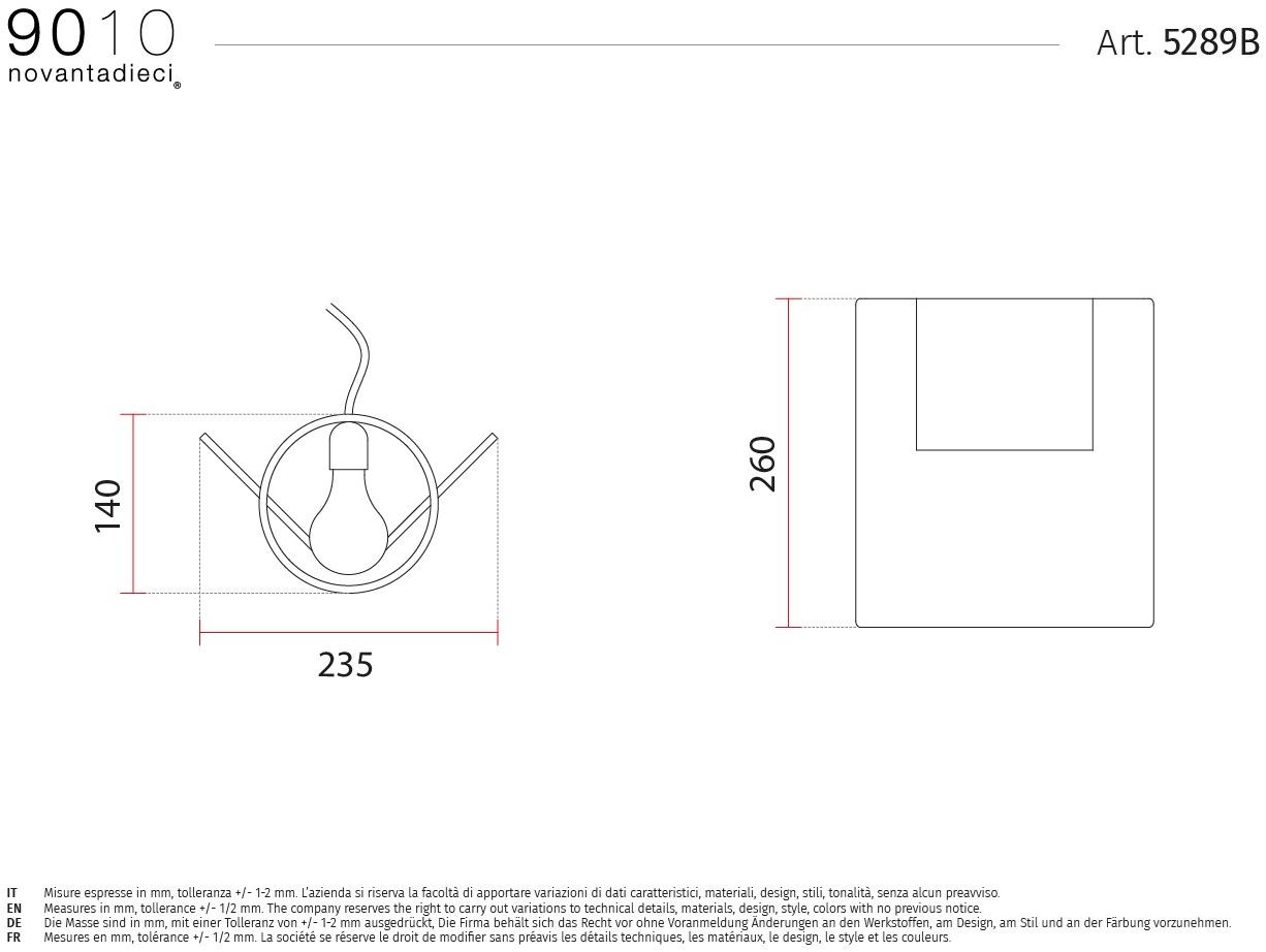 9010 novantadieci Настольная лампа Cristaly®  5289b  - Вид №1