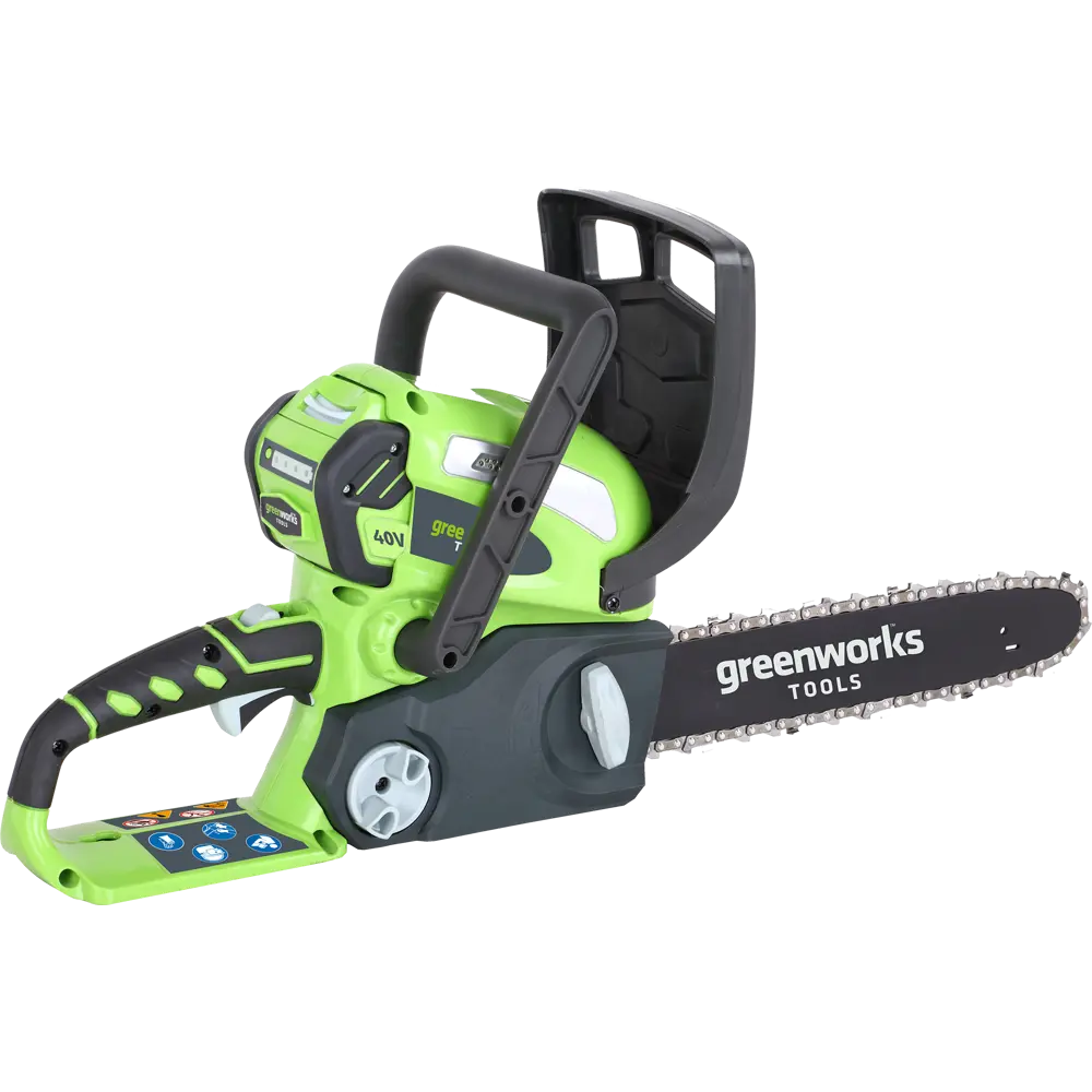 Аккумуляторная пила Greenworks 20117UA 40 В шина 30 см АКБ и ЗУ в комплекте STLM-2083531 - Вид №1