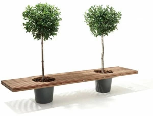 Extremis Деревянная садовая скамейка