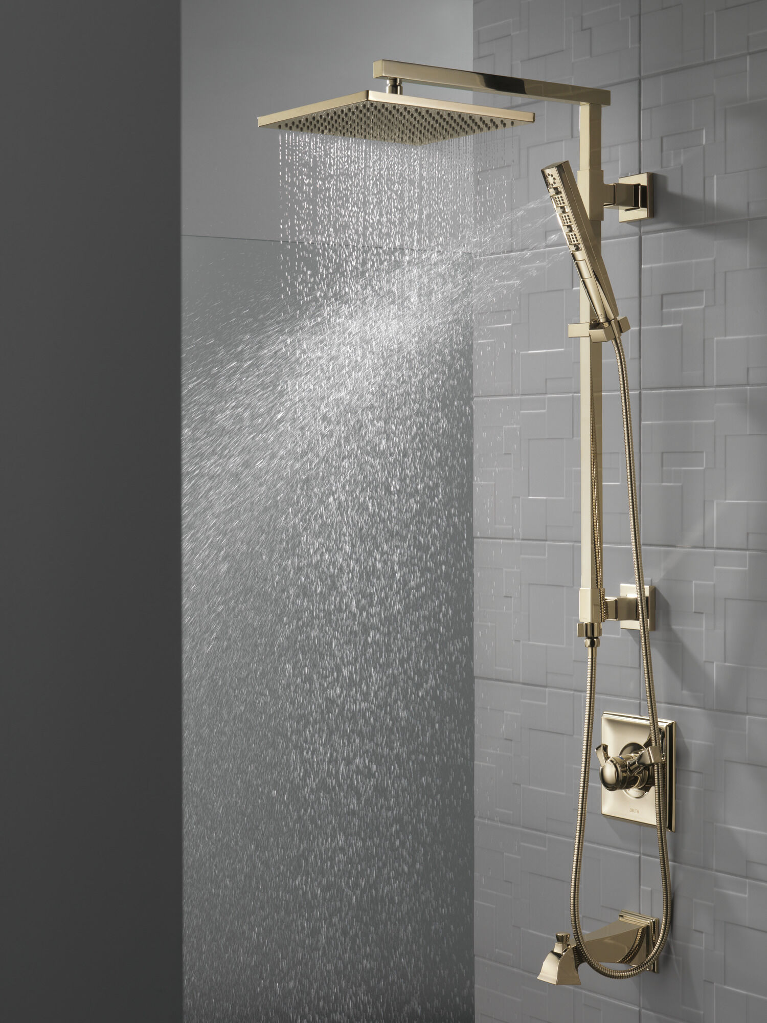 52159-PN Металлическая душевая лейка Raincan с одинарной настройкой Delta Faucet Universal Showering Полированный никель  - Вид №9