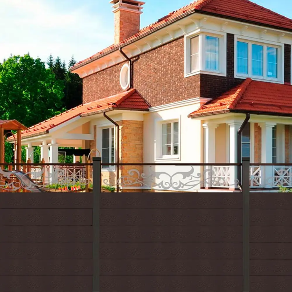 Holzhof Заборная доска ДПК венге 25x285x3000 мм - стиль и долговечность 89357797 STLM-1013285 - Вид №2