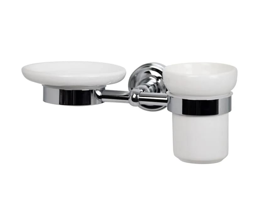 Керамическая настенная мыльница / держатель зубной щетки Gaia Mobili Complements ARCH-00122473