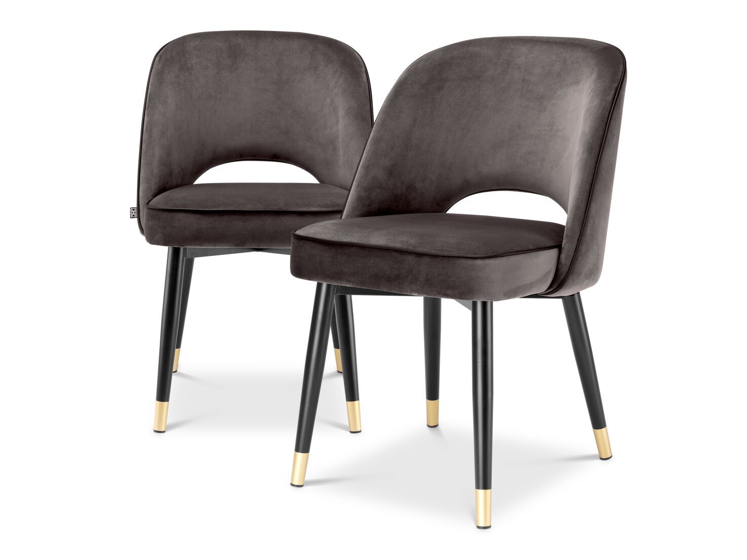 Набор бархатных мягких стульев Eichholtz Cliff ARCH-00122485