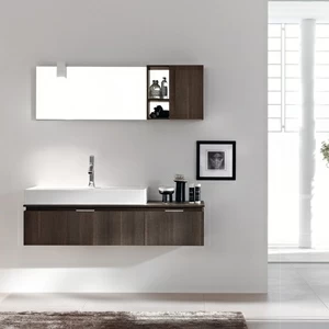 Комбинация ванной комнаты FLY115 в отделке Galaxy 90/Tranché Terra MILLDUE FLY