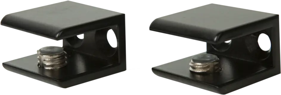 Держатель для полки OMEGA GLASS NNP3 - черный матовый 88016397