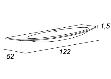 Мебель для ванной CEZARES EDEN 122 Rovere scuro Soft - Вид №4