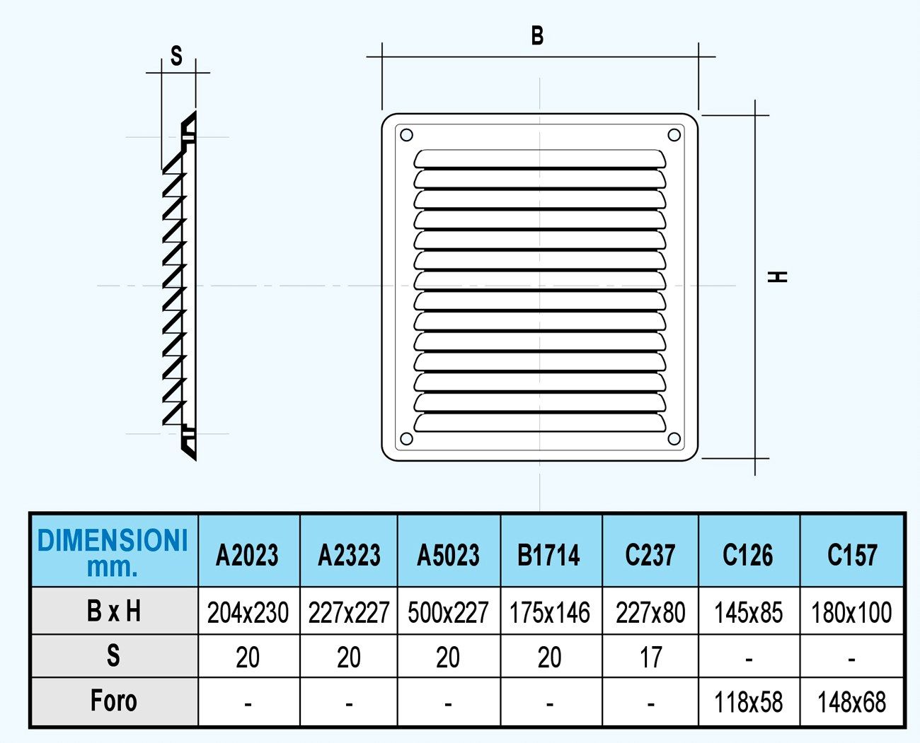 Встраиваемая решетка для прямоугольной трубы First Corporation вентиляция ARCH-00022142 - Вид №3