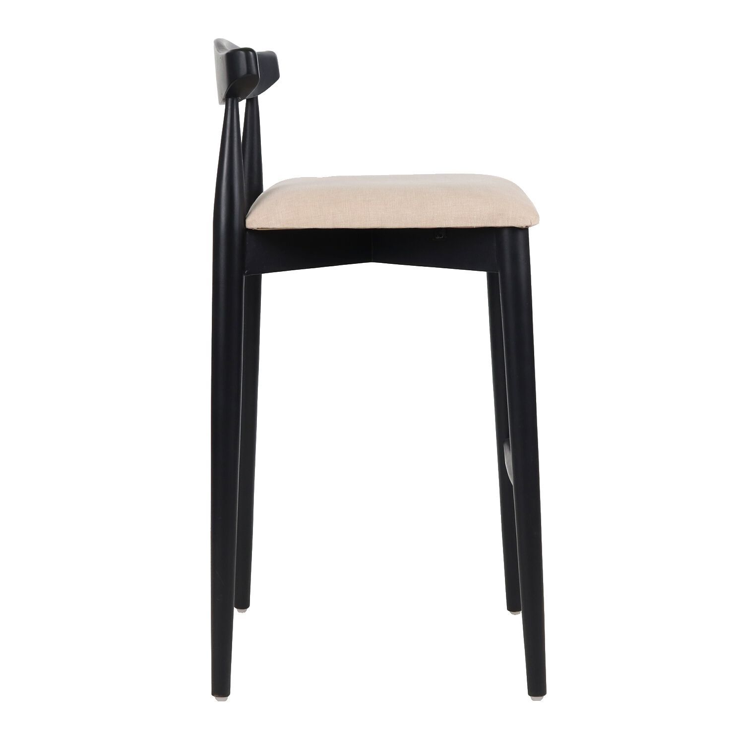 Высокий стул из акации с мягким сиденьем POMAX Madela ARCH-00090445 - Вид №8