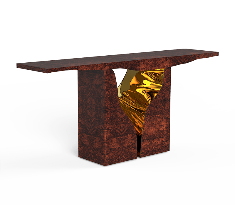 0-205 Консоль из орехового дерева Lapiaz Boca Do Lobo  - Вид №4