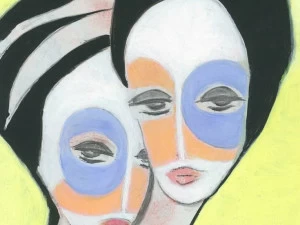 MOMENTI Авторский художественный принт Crazy home paintings Fr-010