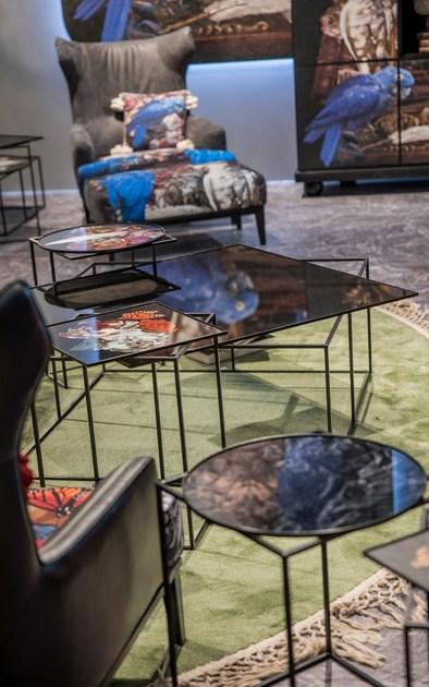 MOMENTI Металлический высокий квадратный стол The black attitude sun-id-1485427 - Вид №4