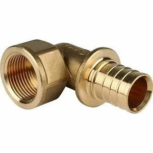 Угольник-переходник ВР 32x1" аксиальный для труб из сшитого полиэтилена STOUT