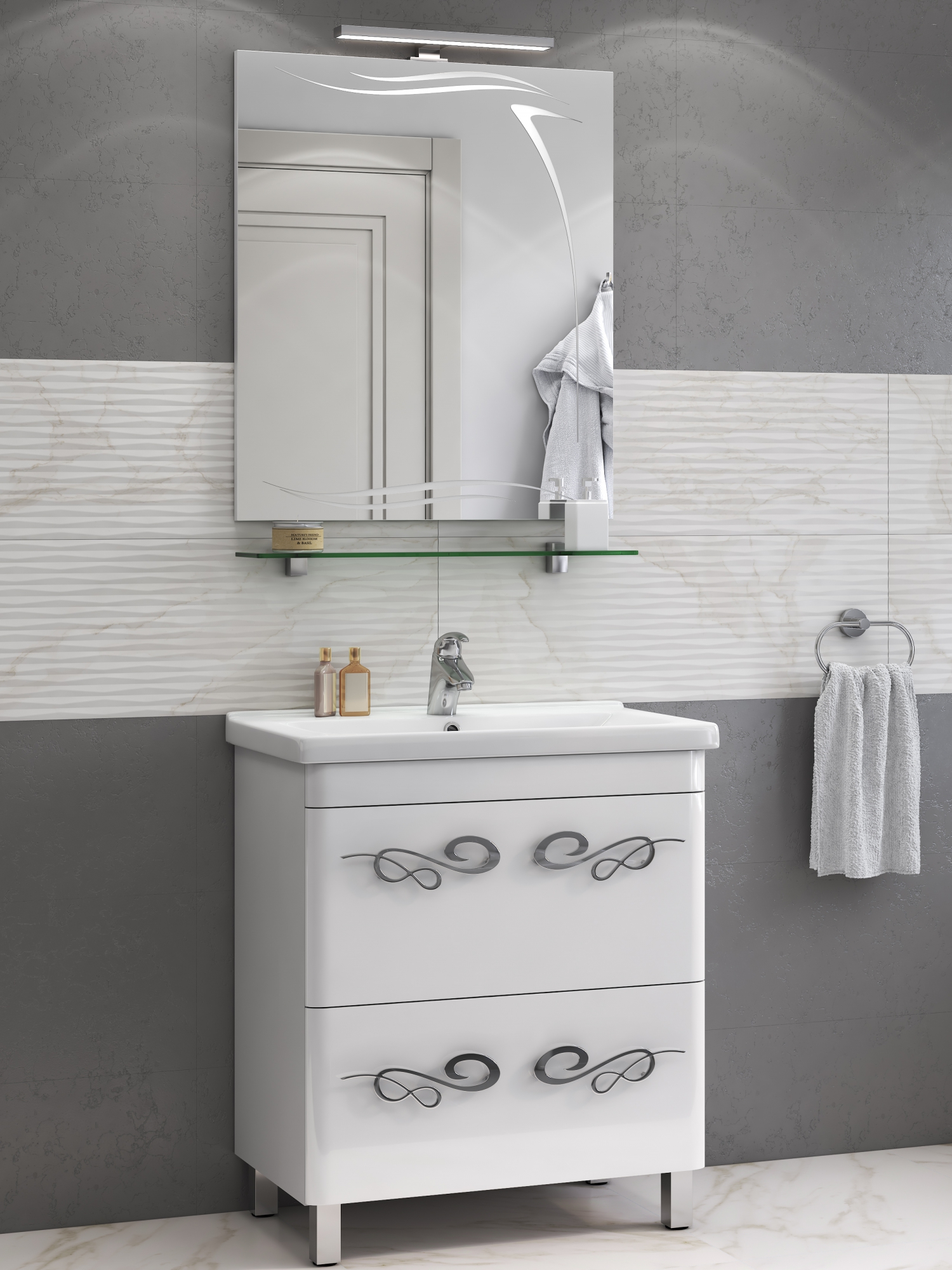 Зеркало Olivia 700700⨉40⨉800 мм VIGO sun-id-665315 - Вид №2