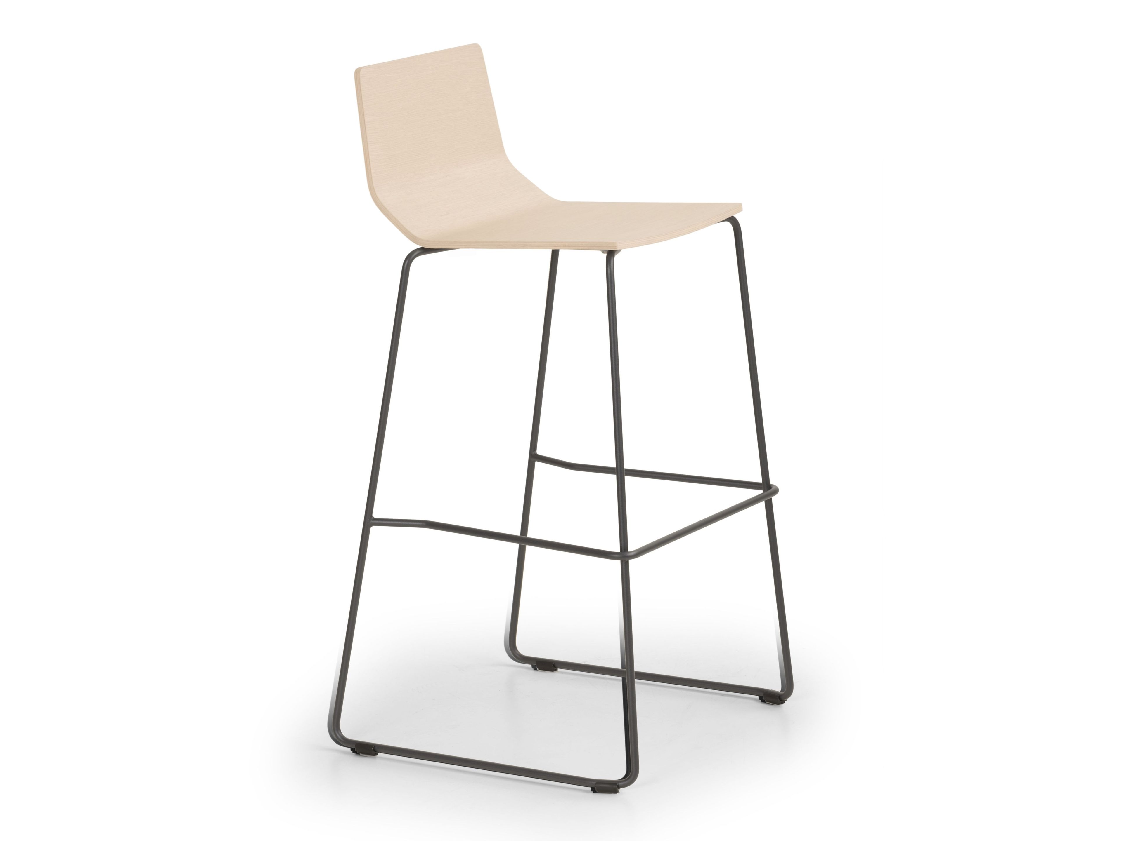 Высокий табурет из стали и дерева True Design ARCH-00072196