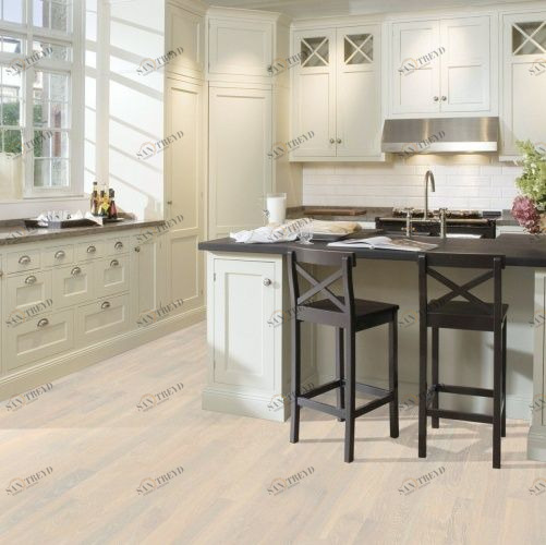 Паркетная доска Kahrs Дуб Сливки 2600200525