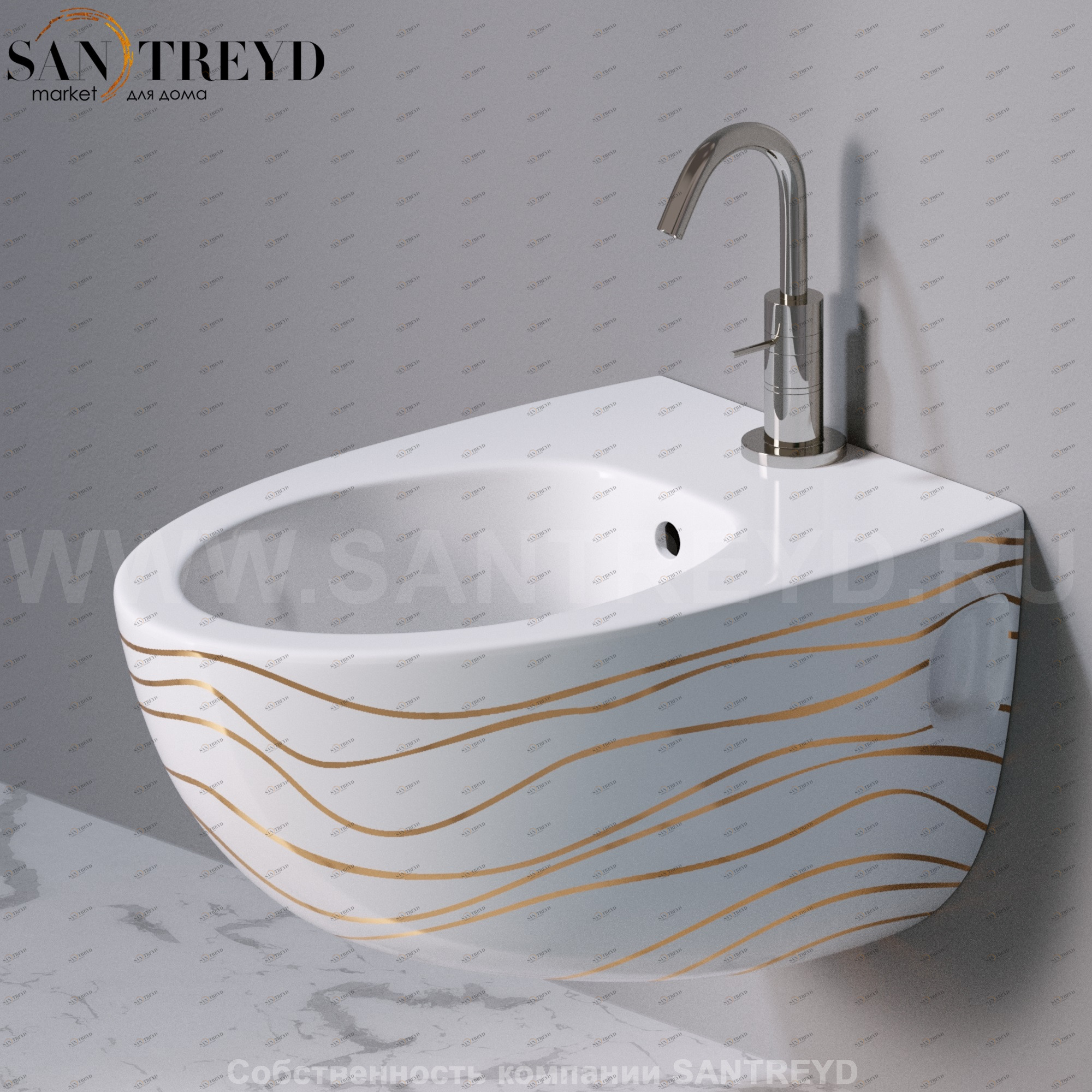 S512.410G Биде подвесное OVAL A. e T. Italia AeT ITALIA