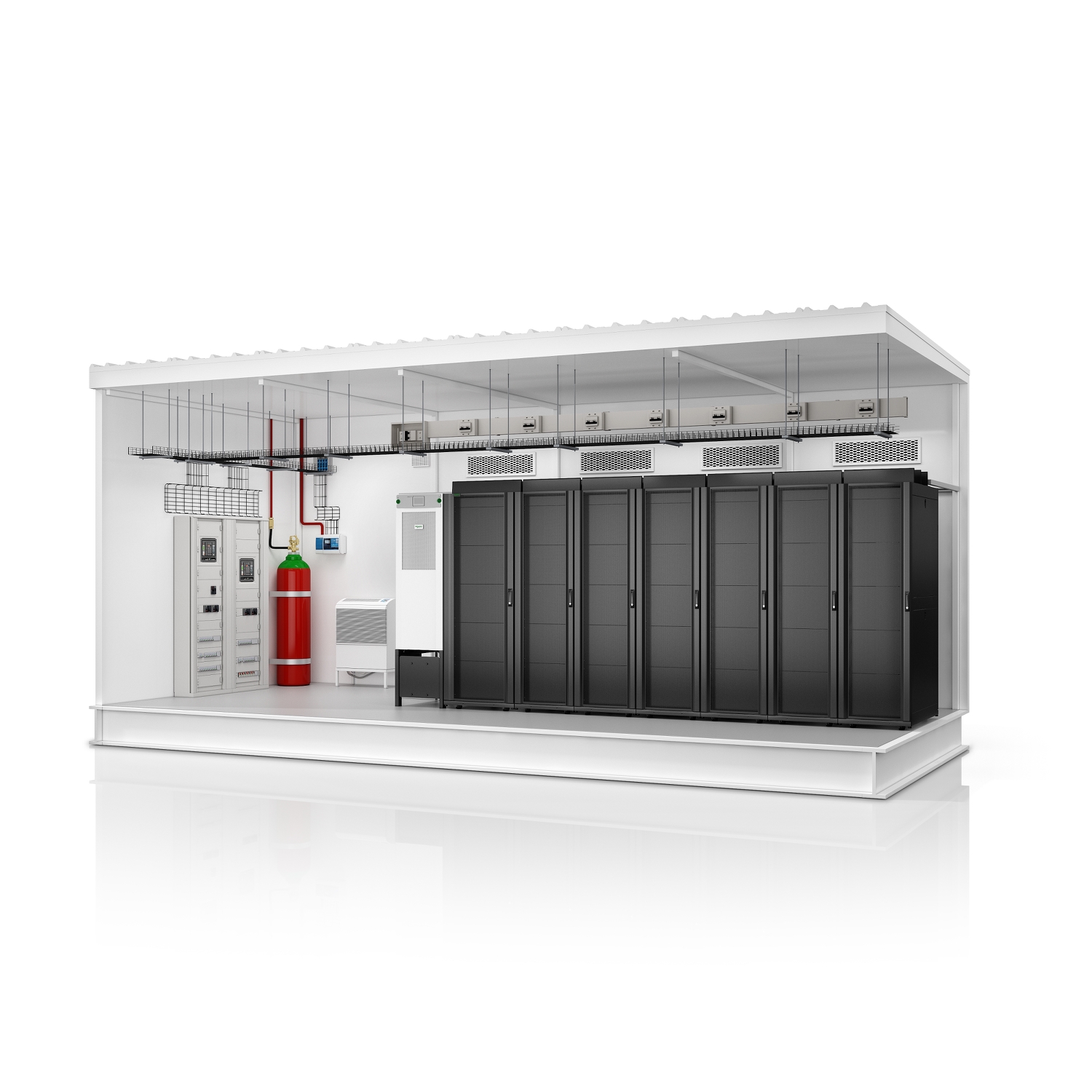 PFMIEJ042W1R007B All In One Module 42kW 7rack Wall Mount DX 400V Schneider Electric 