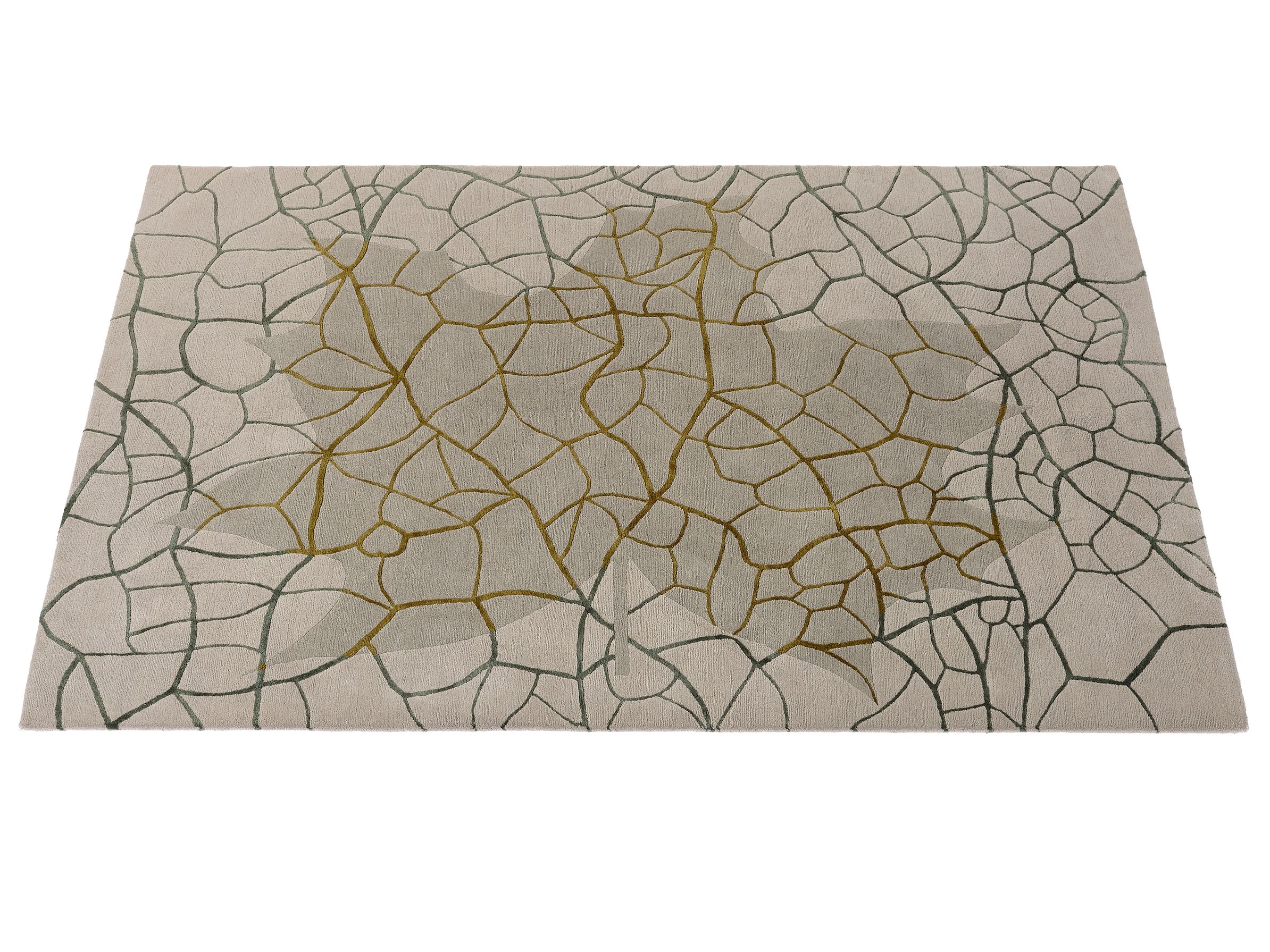 Прямоугольный ковер ручной работы из шерсти Deirdre Dyson вид ARCH-00018889