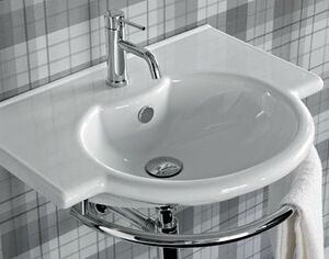 25354 Подвесная раковина настенная овальная Ceramica Hidra