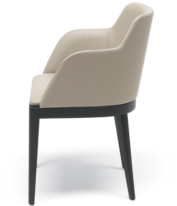 MisuraEmme Мягкое кожаное кресло с подлокотниками sun-id-1383227 - Вид №2