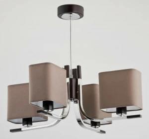 Потолочная люстра Alfa Elza Bez 23904 коричневая ALFA ДИЗАЙНЕРСКИЕ 188010 Коричневый