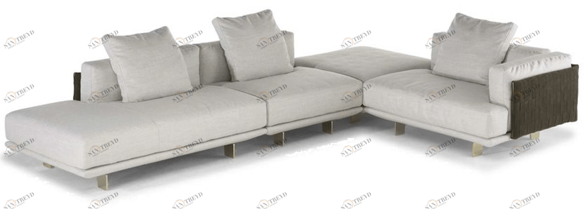 Natuzzi Модульный тканевый диван Campus sun-id-1462721