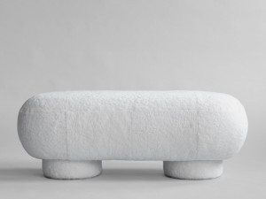 Скамейка из овчины