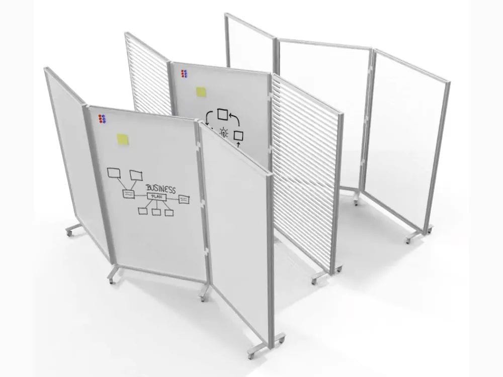 Закрывающаяся офисная перегородка с колесами STUDIO T Twist ARCH-00119694 - Вид №6