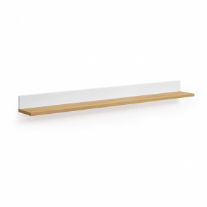 101719 Полка из шпона дуба и белого лака 120 x 13,5 cm La Forma Abilen