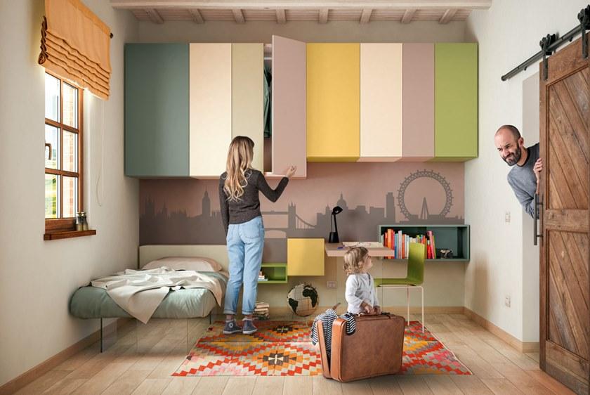 Lago Модульный деревянный книжный шкаф с ящиками 36e8 sun-id-1456158 - Вид №4