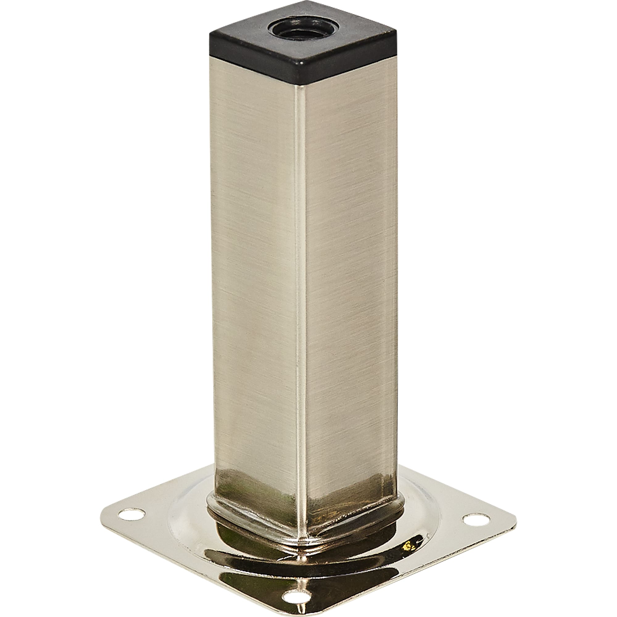 82732509 Ножка квадратная 100х25 мм, сталь, цвет никель Santreyd  - Вид №1