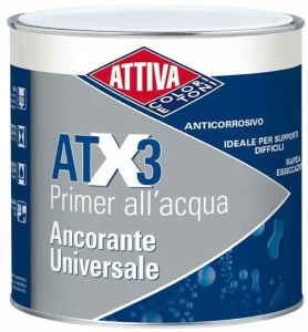 ATTIVA Универсальная анкерная водная грунтовка Smalti e pitture