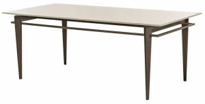 Shake Прямоугольный обеденный стол из стекла