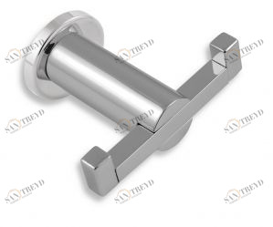 Крючок двойной Novaservis Metalia 2 6256.0 хром 62560