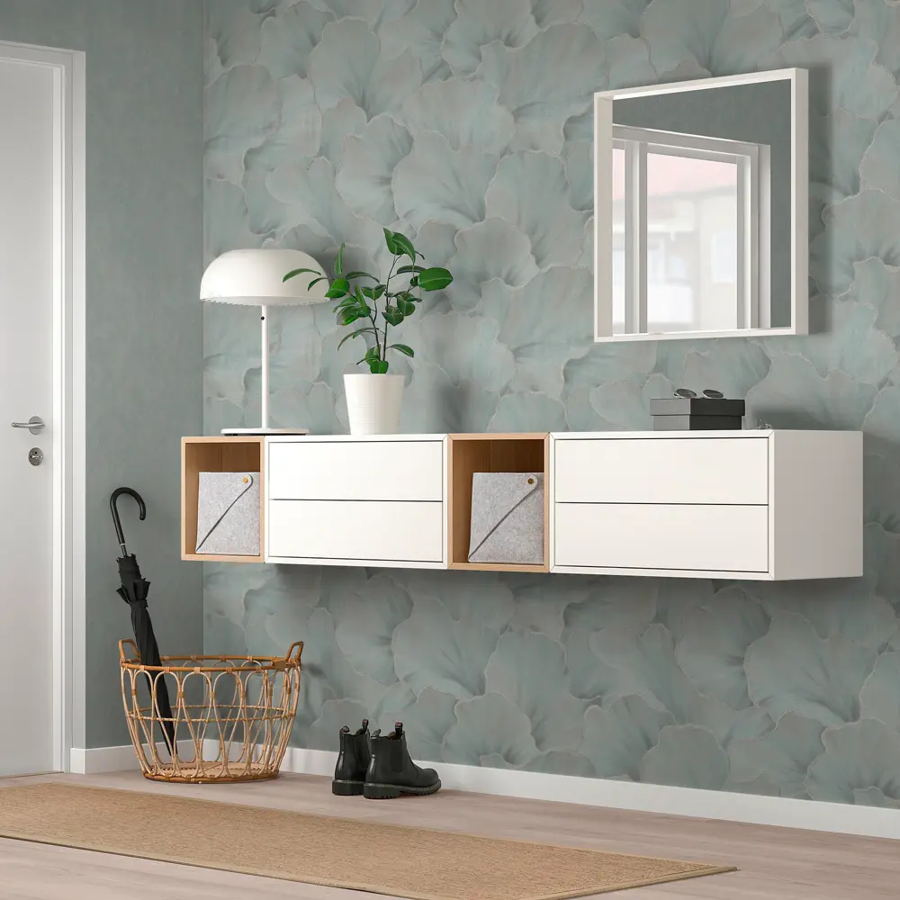 Обои флизелиновые Московская обойная фабрика Нуар зеленые 1.06 м 89423825 STLM-1563566 - Вид №5