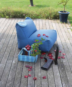 Тканевое садовое кресло