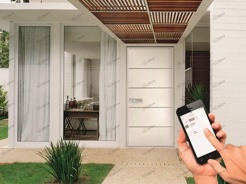 VIGHI Моторизованная бронедверь с открытием для смартфона Matik sun-id-1491010