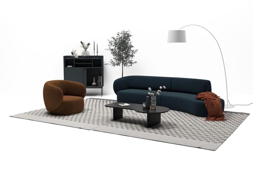 Grado Design Кресло из ткани с подлокотниками Swell Swe-sf-1s - Вид №2