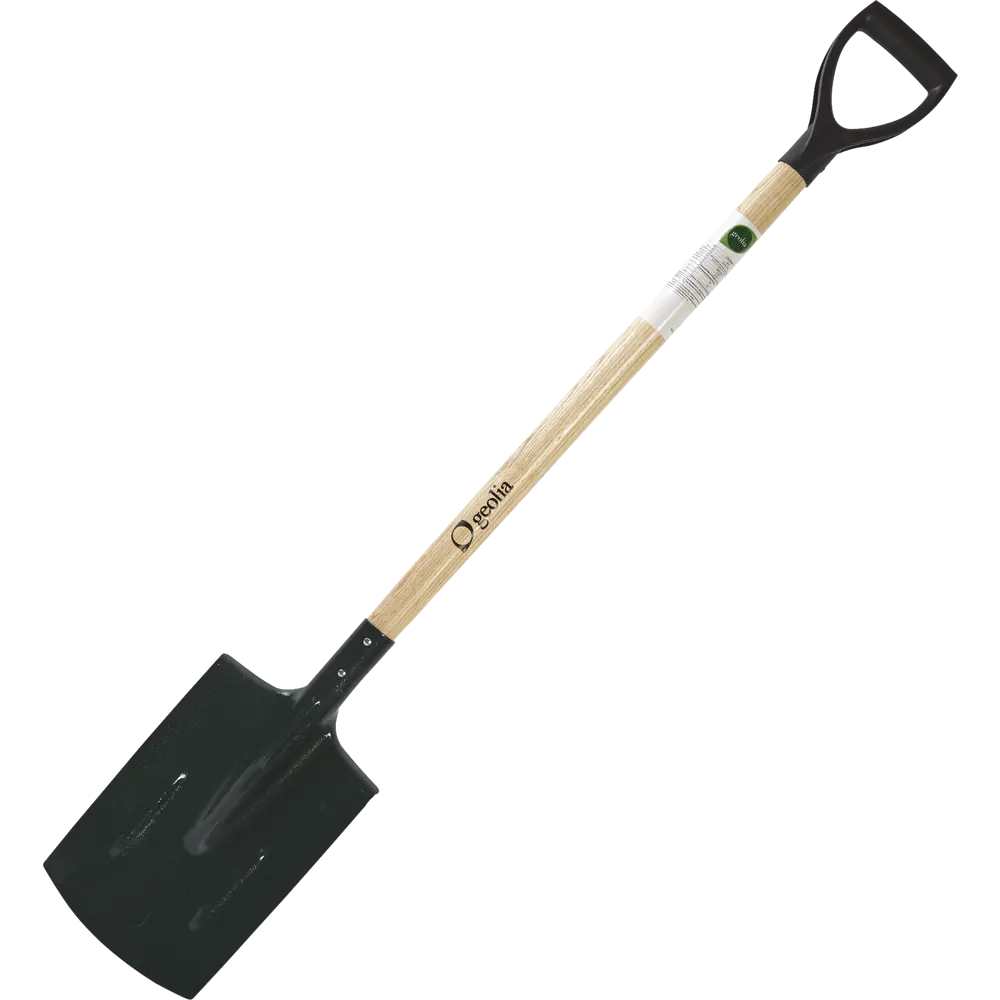 Лопата штыковая прямоугольная Geolia 120 см сталь, с черенком STLM-2103389 - Вид №2