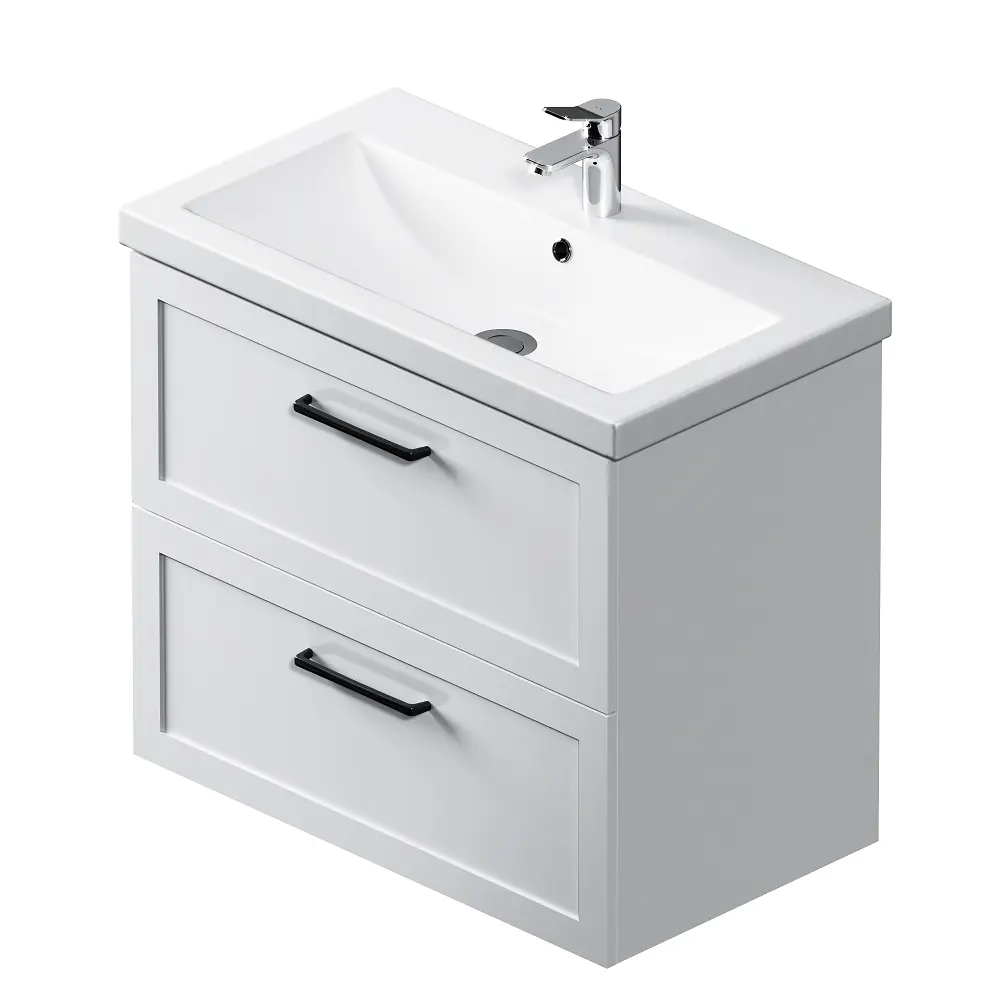 Комплект фасадов для тумбы AM.PM Force M9FFFM0802WM 33x76.5 см МДФ цвет белый 2 шт STLM-2099186