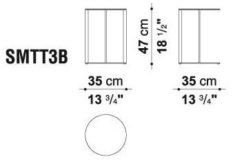 Maxalto Круглый журнальный столик из зеркального стекла Elios sun-id-1402482 - Вид №4
