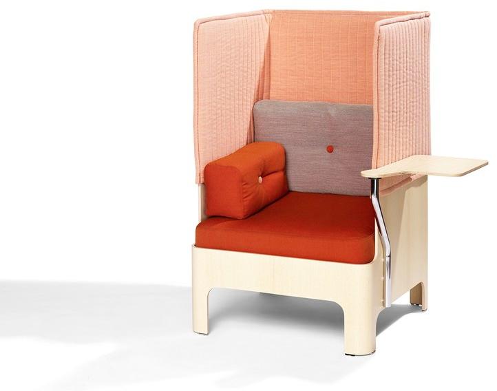 Blå Station Кресло из ткани с высокой спинкой Koja S51h Bla Station - Вид №2