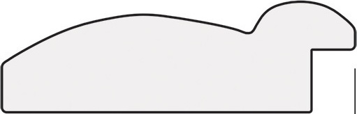 BY 7125 Зеркало в багетной раме - серебряный бамбук 73 mm EVOFORM Octagon - Вид №4