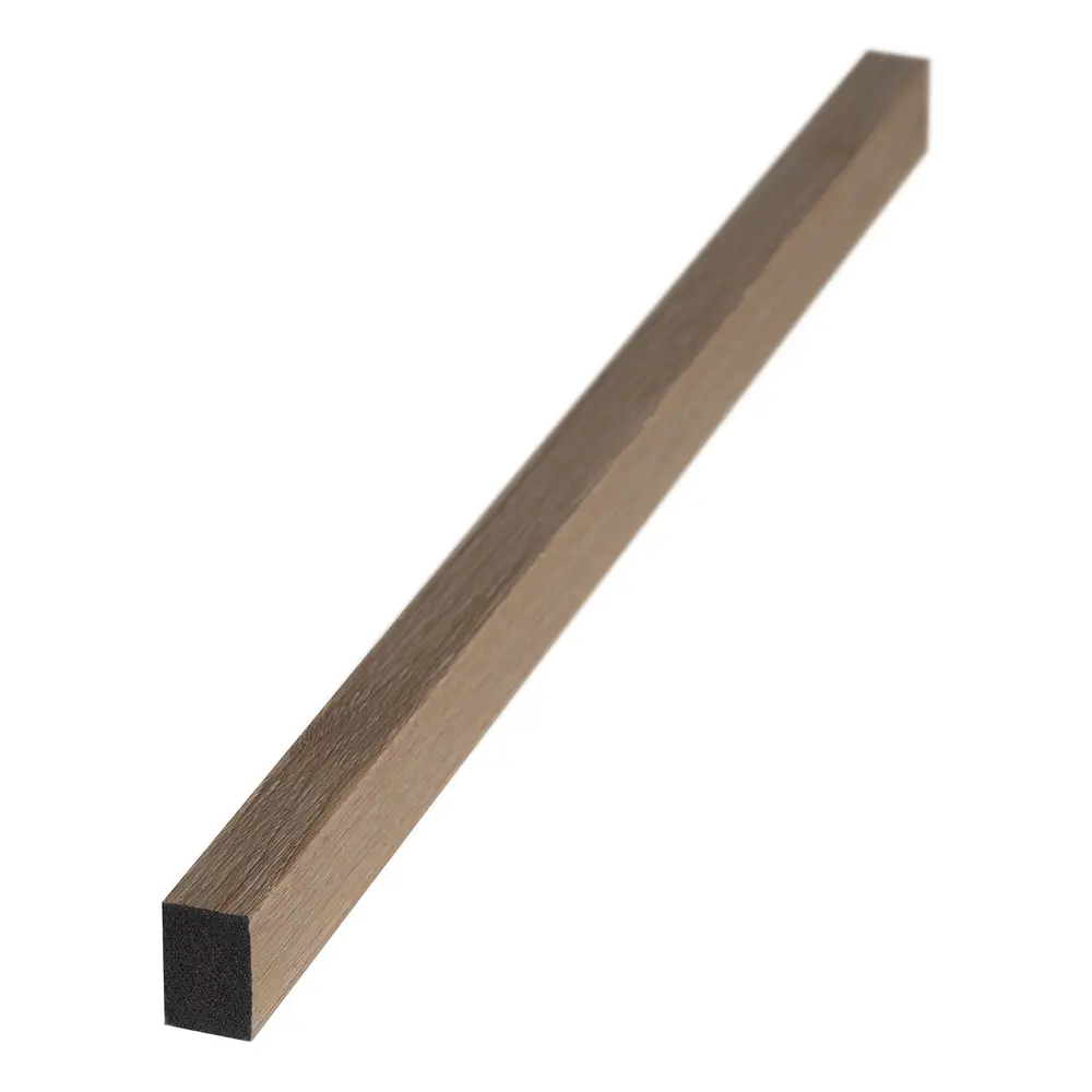 Рейка настенно-потолочная полистирол ударопрочный Decor-Dizayn 611-90 орех 20x30x3000 мм 85473624 STLM-2095417  - Вид №2