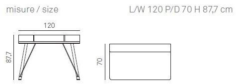 Gruppo Tomasella Письменный стол Atlante sun-id-1360091 - Вид №1