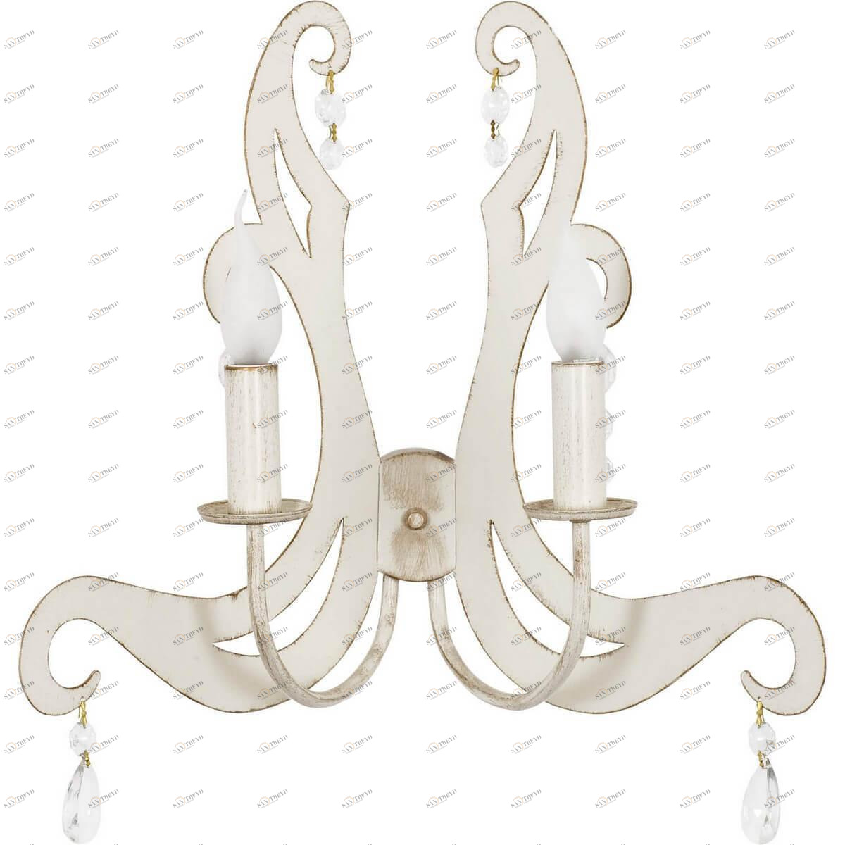 Бра на 2 лампы белое Sevilla 3506 NOWODVORSKI СВЕЧА 00-3931129 Белый 