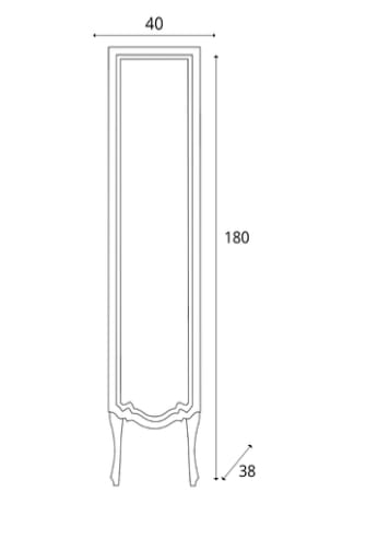 Консоль для умывальника с зеркалом Gaia Mobili Classic ARCH-00048369 - Вид №6