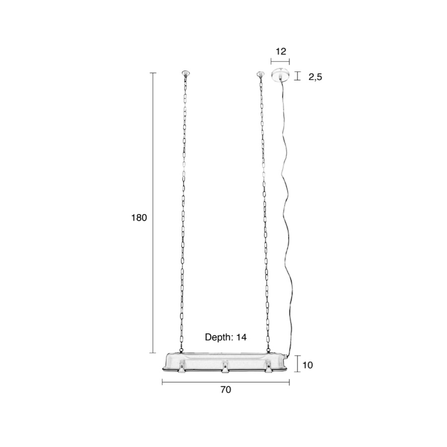 Лампа подвесная G.T.A. L, хром Zuiver 5300091 - Вид №12