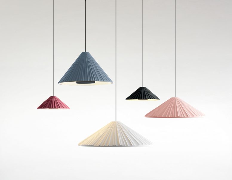 094764 Подвесной светильник 42 бело-золотой Marset Pu-erh  - Вид №1